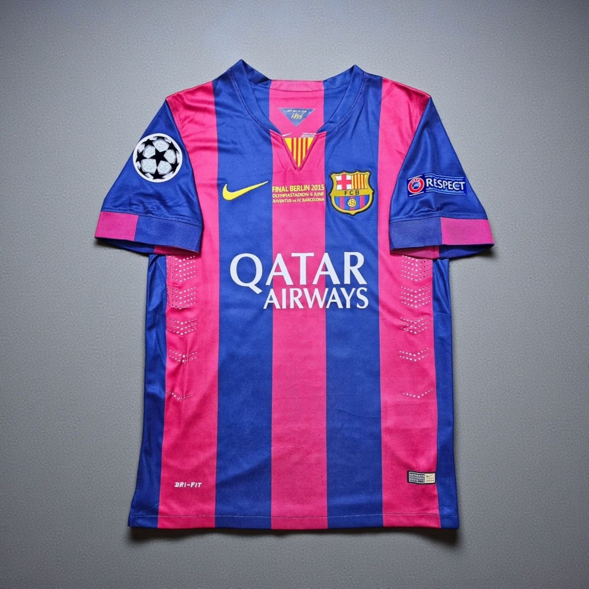 FC Barcelona 2014/15 Home Jersey - Messi #10 Retro Soccer Jersey