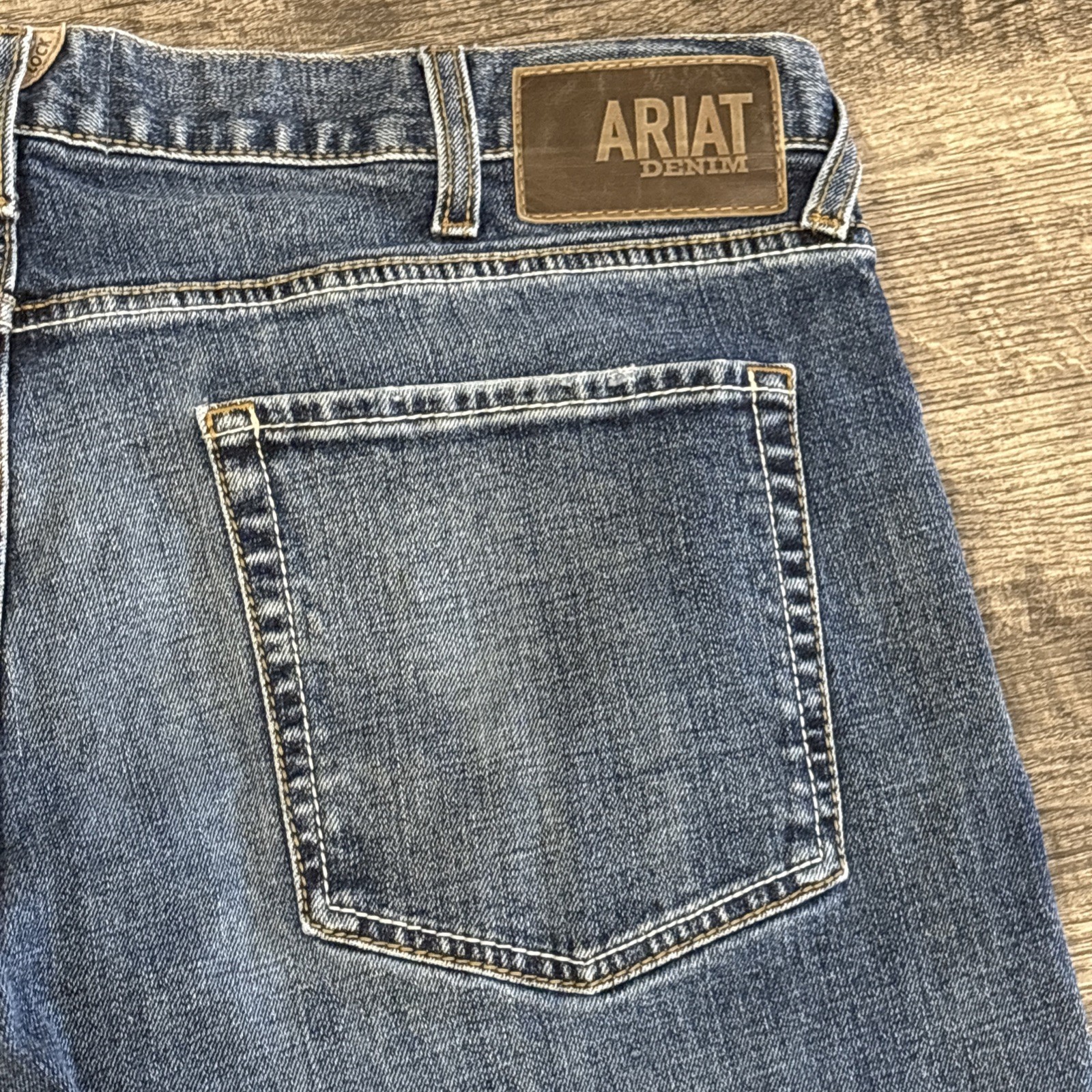 Ariat M5 Straight Fit Jeans Men’s 38x30 Western Denim Fits 38 X 29 - View 17