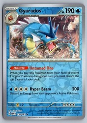 Gyarados 130/165 Reverse Holo Scarlet & Violet 151