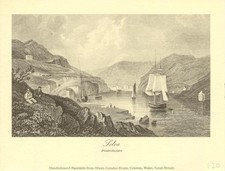 Solva, Pembrokeshire,  Wales, Collotype Print