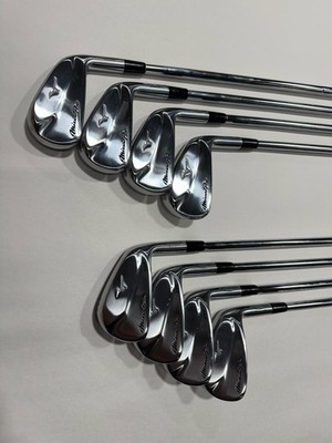 MINT RH Mizuno Pro 225 Iron Set, 4-GW, NS Pro SP Blue Stiff Flex