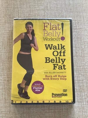 Prevention FLAT BELLY WORKOUT Walk Off Belly Fat (DVD, 2009) Ellen Barrett