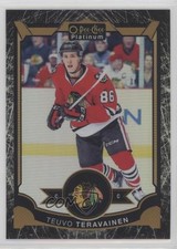 2015-16 O-Pee-Chee Platinum Black Ice 48/50 Teuvo Teravainen #17 15ok