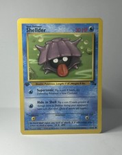 First Edition Shellder Fossil 54/62 Uncommon Non Holo 1998 Pokemon TCG Card NM