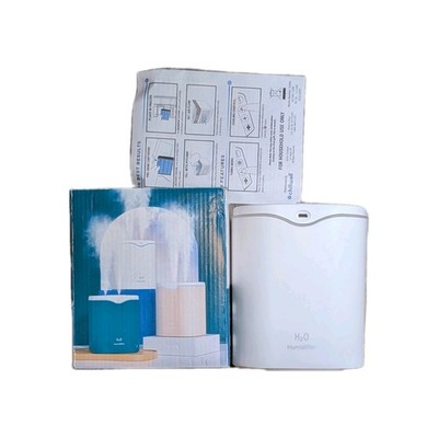 2L USB Air Humidifier Double Spray Port Essential Oil Diffuser w/light White