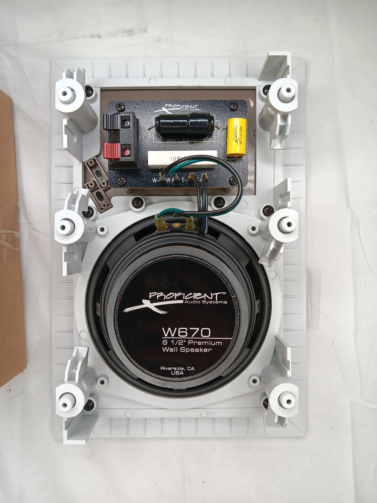 Proficient W670 In-wall Speaker 6 1/2" 2-way WHITE