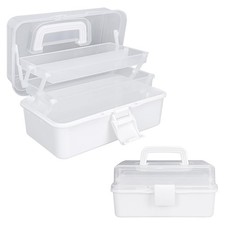 Tackle Box Organizers and Storage,9.8inch Craft Organizers and Storage,Three-...