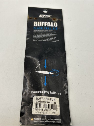 Nomad Design The Buffalo Slow Pitch Vertical Slab Jig Tuna & Snapper Lure - Picture 2 of 2