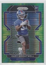 2021 Panini Prizm Rookie Hyper Prizm 166/175 Gary Brightwell #400 0s55