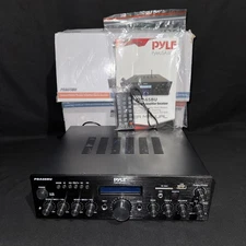 Pyle PDA65BU Amplifier Stereo System With Remote - Black