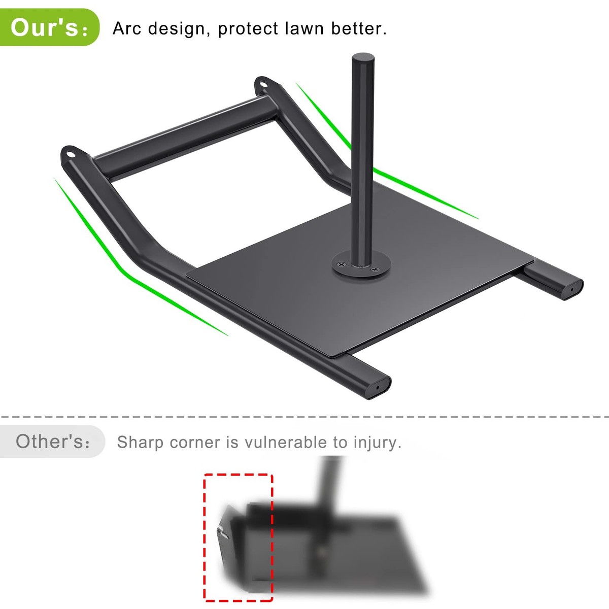 Kipika Weight Sled, Workout Sled, Fitness Strength Training Sled, Speed Training Sled For Athletic Exercise, Speed Improvement, Easily Through Obstacles, Suitable For 1" & 2" Weight Plate - View #7