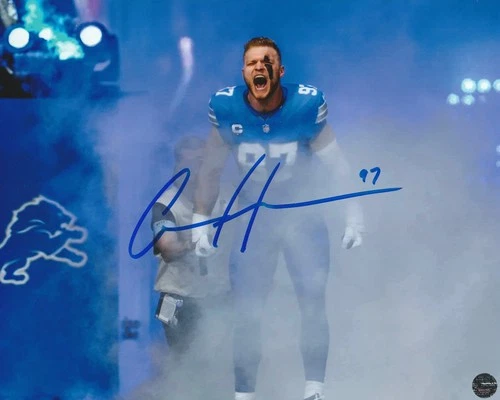 Aidan Hutchinson Signed Autographed Detroit Lions 8x10 Photo with COA/Hologram
