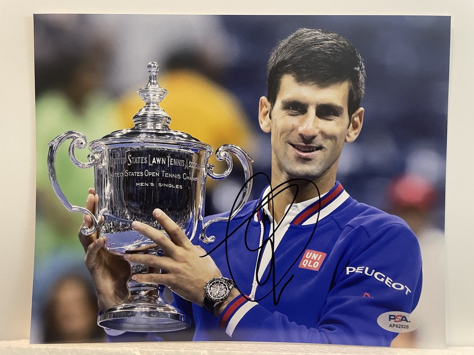 Novak Djokovic Signed 8x10 Photo PSA/DNA Autographed Tennis GOAT US Open
