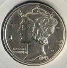 1943 Mercury Silver Dime AU