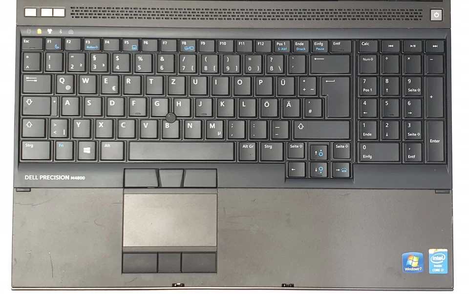 DELL PRECISION M4800 Windows XP +Windows7 Gamer i7 32GB 1TB Laptop AMD 2GB 15,6" - Bild 4 von 4