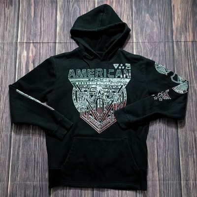 American Fighter Men's Medium Black Hoodie Robertson 