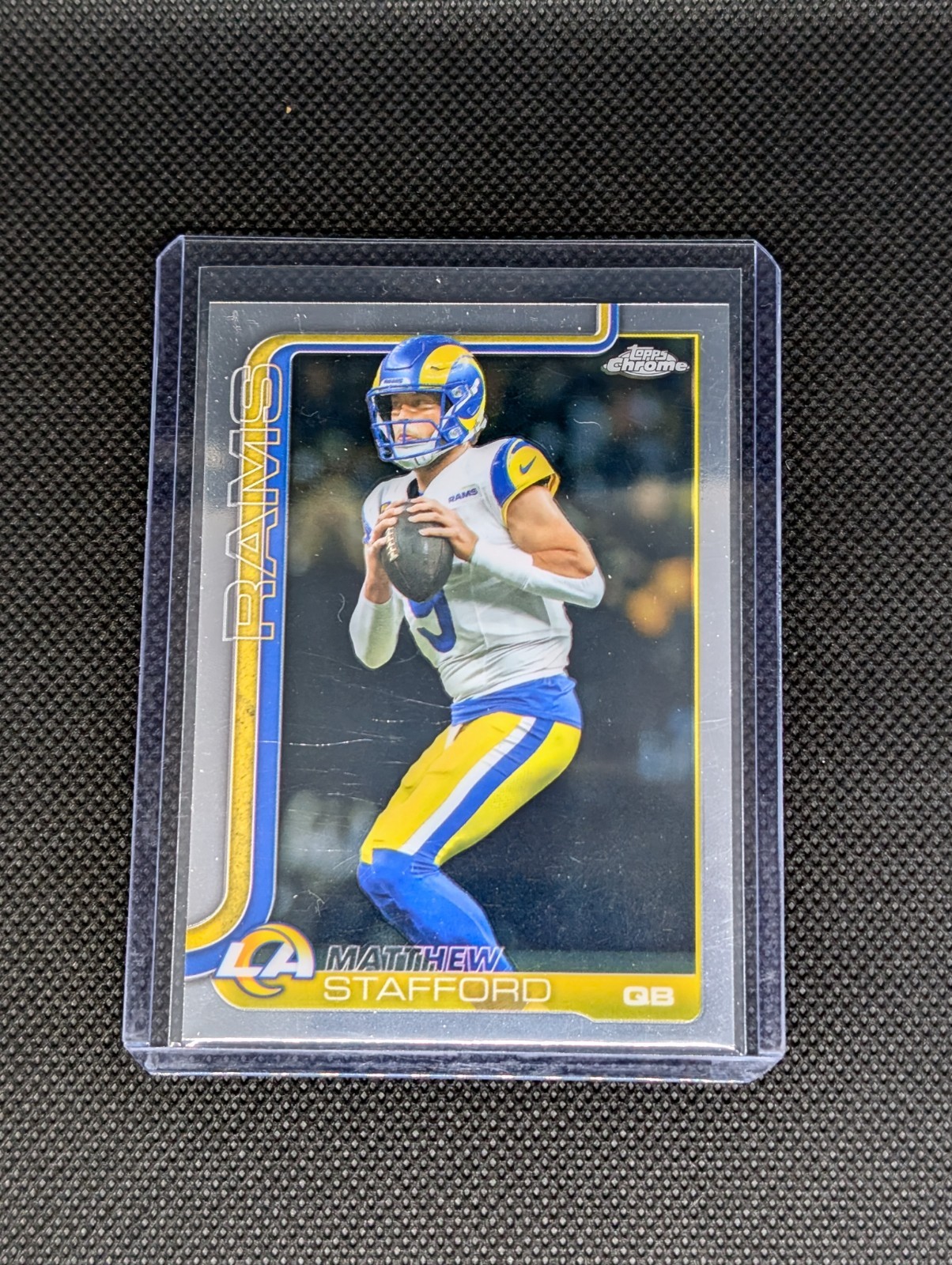 2025 Topps Chrome Matthew Stafford Base Set #169 Los Angeles Rams NFL