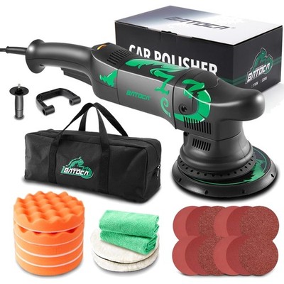 Polierer, Autoschleifer, Exzenter Poliermaschine, 700W, 21mm Orbit, 6 Stufen,...