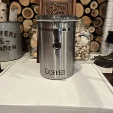 Airtight Coffee Canister~ Stainless Steel Kitchen Storage