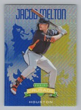 Jacob Melton 2024 Panini Crusade Crusade Blue Houston Astros