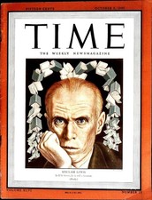 Time Magazine October 8, 1945 Sinclair Lewis!