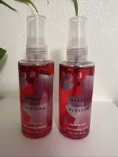 2 Pack Bath  Body Works Japanese Cherry Blossom Fragrance Mist 3 oz