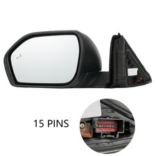 Left Side Mirror For 2020-2024 Ford Explorer Wcamera Wmemory Blind Spot 15 Pin