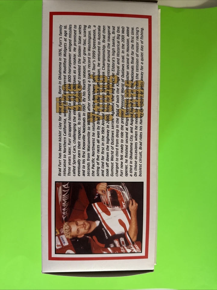 2002 GMP Brad Furr Sanmina #2 красный масштаб 1:18 литая модель Sprint автомобиля - Изображение 2 из 4