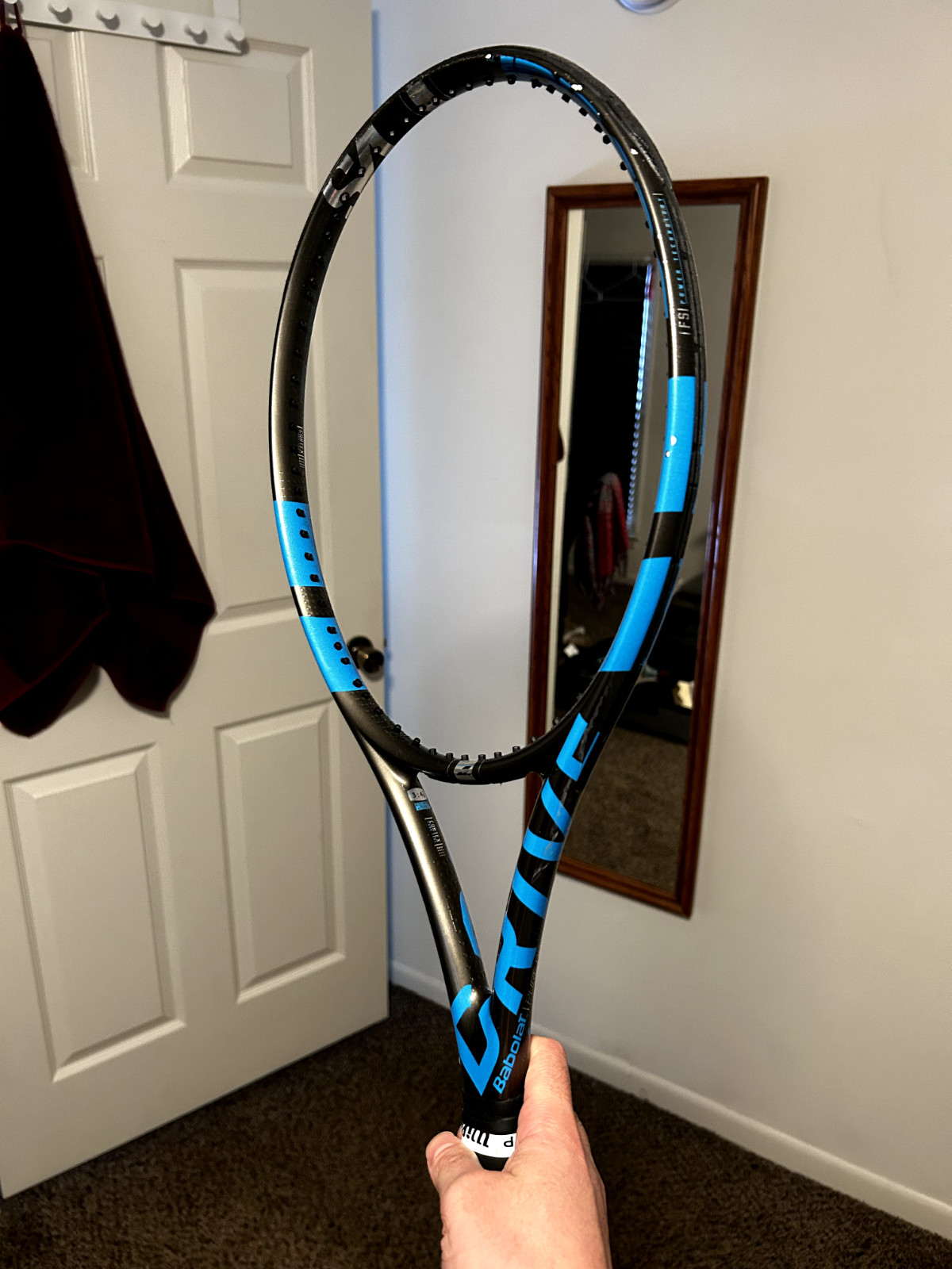 Babolat Pure Drive VS Tennis Racquet Grip Size #3 4 3/8 Used