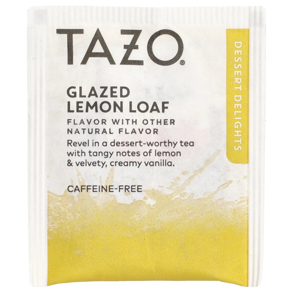 Dessert Delights, Herbal Tea, Glazed Lemon Loaf, Caffeine Free, 15 Tea Bags, - Image 3 of 3