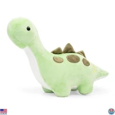 Cute Brontosaurus Stuffed Animal Plush Toy - Soft Dinosaur Gift for Kids, 12