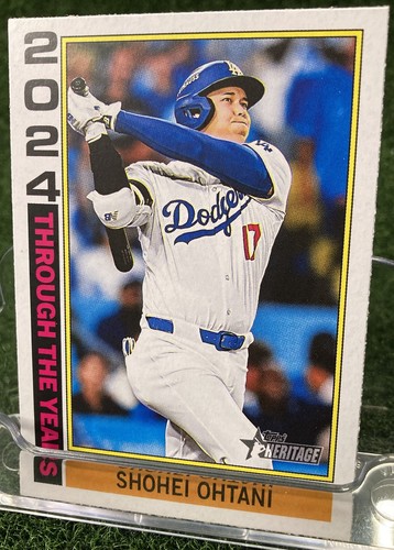 Shohei Ohtani Through the Years 2025 Topps Heritage Baseball #TTY-25