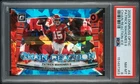 2025 Panini Donruss Optic Patrick Mahomes Chain Reaction Ice /55 PSA 8