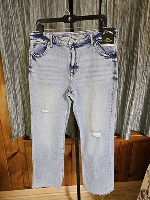Att Class Baggy High Rise Straight Leg Jeans 16 Plus