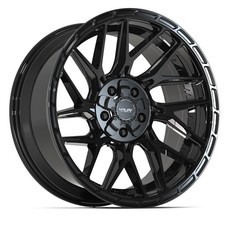 One 20 Inch Black Alloy Wheel Rim For 1988-1998 Chevy C1500 5x127 20x9 -6et C5ld One 20 Inch Black Alloy Wheel Rim For 1988-1998 Chevy C1500 5x127 20x9 -6et C5ld