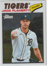 2026 TOPPS HERITAGE JACK FLAHERTY P TIGERS #204 CHROME SP