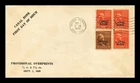 US COVER CANAL ZONE PRESIDENTIAL SERIES PROVISIONAL OVERPRINTS FDC COMBO