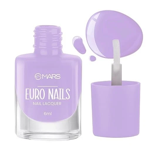 MARS EURO Nail Lacquer | Glossy Gel Finish | Rich Pigmentation | Chip Free | Qui
