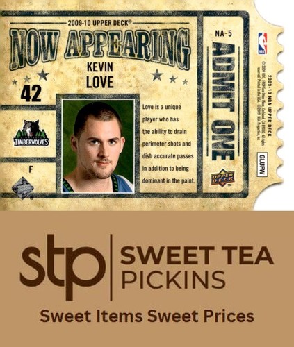2009-10 Upper Deck #NA-5 Kevin Love Now Appearing - Picture 2 of 2