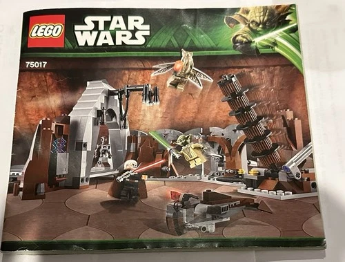 LEGO Duel on Geonosis 75017 Star Wars Complete Set Yoda Dooku Poggle Droid