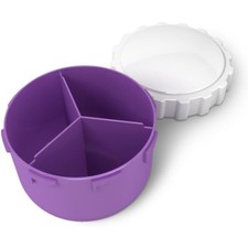 Portable 7 Day Pill Organizer Travel Case with Daily Pill Box Reminder for