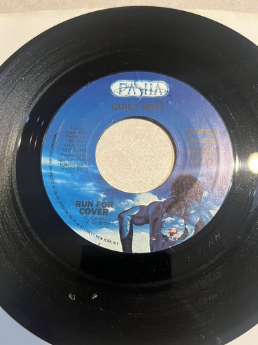 Quiet Riot "Cum on Feel The Noize" 45 on PASHA Label...80s Hard Rock HIT in EX - Picture 2 of 2