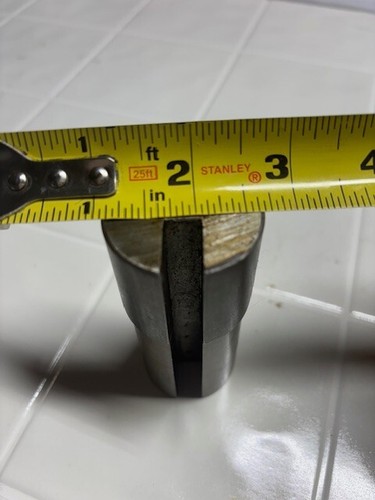 Keilnut Räumbuchse Führung, 1-5/8" x 3-7/16", 3/8" Schlitz, Kragen - Y150