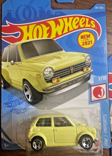 Hot Wheels Custom '70 Honda N600 1/64 Diecast Set of 2 J Imports Compact Kings - Picture 2 of 9