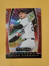 2019 Panini Titan Ruby Wave Prizm /199 Nolan Arenado #22 SP