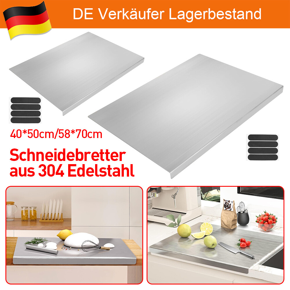 Schneidbretter Extra Large Edelstahl Schneidebrett Backbrett For Küche Gemüse