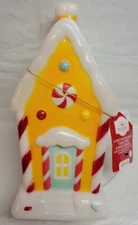 2022 Holiday Time 11" Christmas Gingerbread House Mold Tabletop Light Up Candy