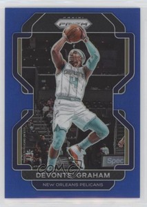 2021 Panini Prizm Basketball Prizms Blue Devonte' Graham #184
