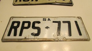 1 Vintage 1960's-1970's South Australia License Plate car truck RARE! RPS 771