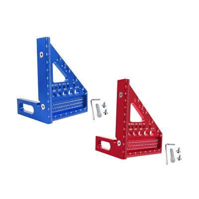 Multi-Winkel-3D-Messlineal, Holzbearbeitungs-Winkelmesser für den